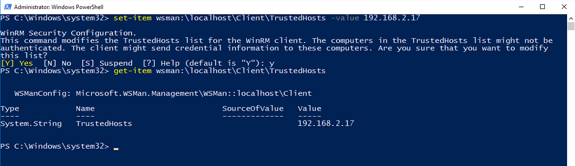 Localhost client. WINRM. Windows Nano Server. Wsman.