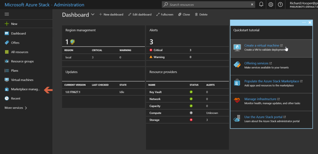 Register Azure Stack with your Azure Subscription - Pixel Robots.