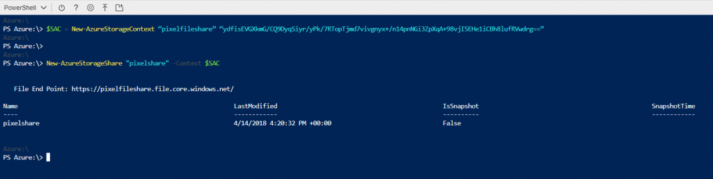 Updated: Step by Step guide to setting up Azure file share using the ...