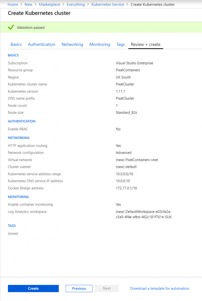 Creating an Azure Kubernetes Service (AKS) cluster: Part 1 - Pixel Robots.