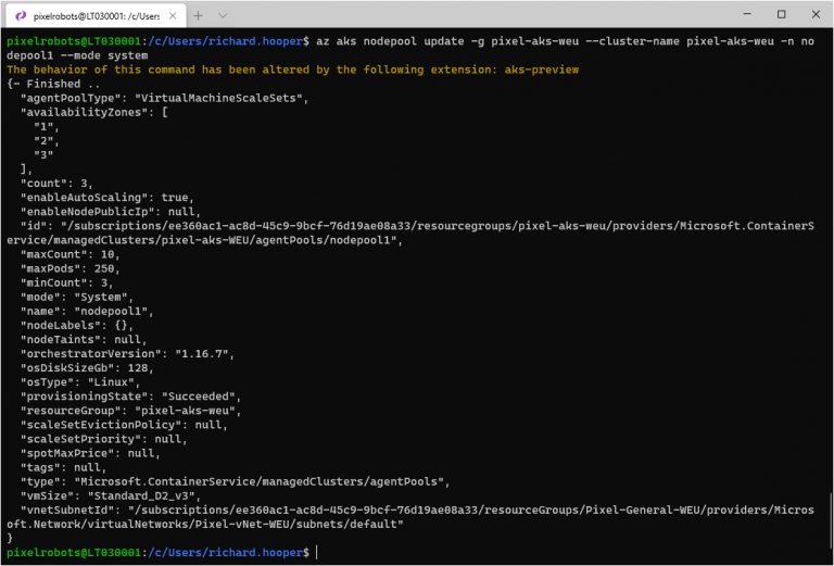 Azure Kubernetes Service (AKS) System and User Node Pools - Pixel Robots.