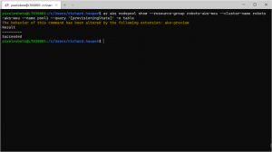 Azure Kubernetes Service (AKS) node Image upgrade - Preview - Pixel Robots.